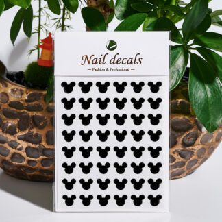 Наклейки Nail Decals MM-01 (колір: чорний)