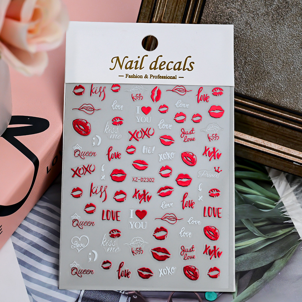 Наклейки Nail Decals XZ-D2302