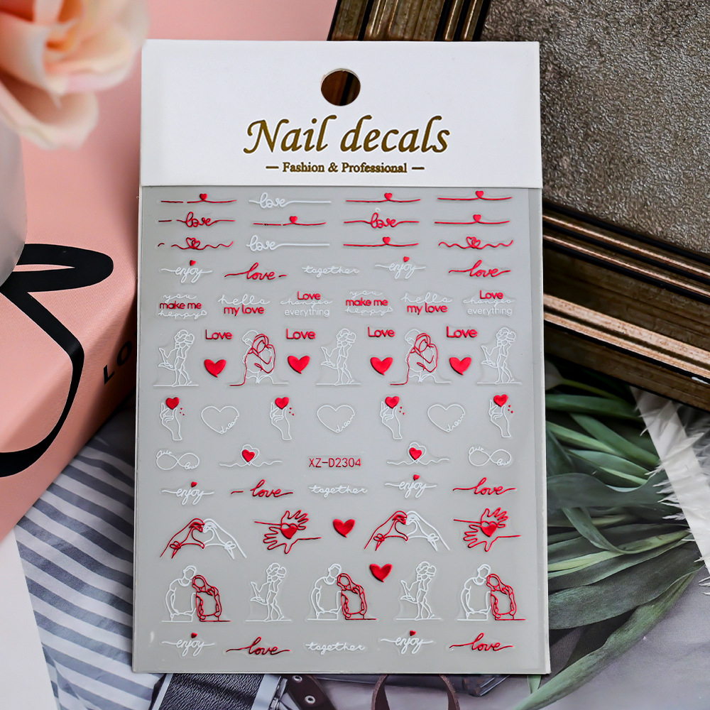 Наклейки Nail Decals XZ-D2304