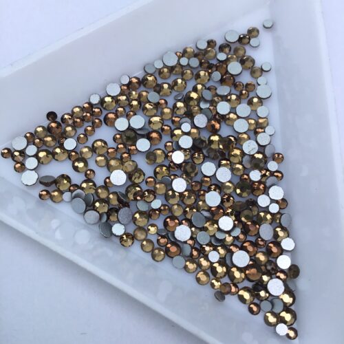 Микс размеров страз 07 Topaz 300 шт.