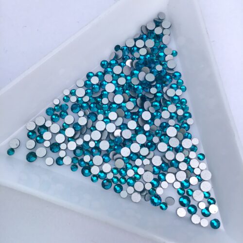 Микс размеров страз 13 Turquoise 300 шт.