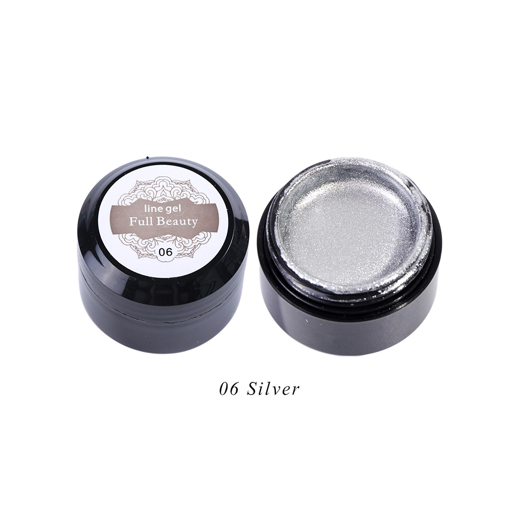 Гель-паутинка Full Beauty 06 (Silver), 5 мл