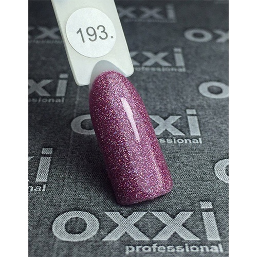Гель-лак Oxxi 193 (сиреневый с микроблеском), 10 мл