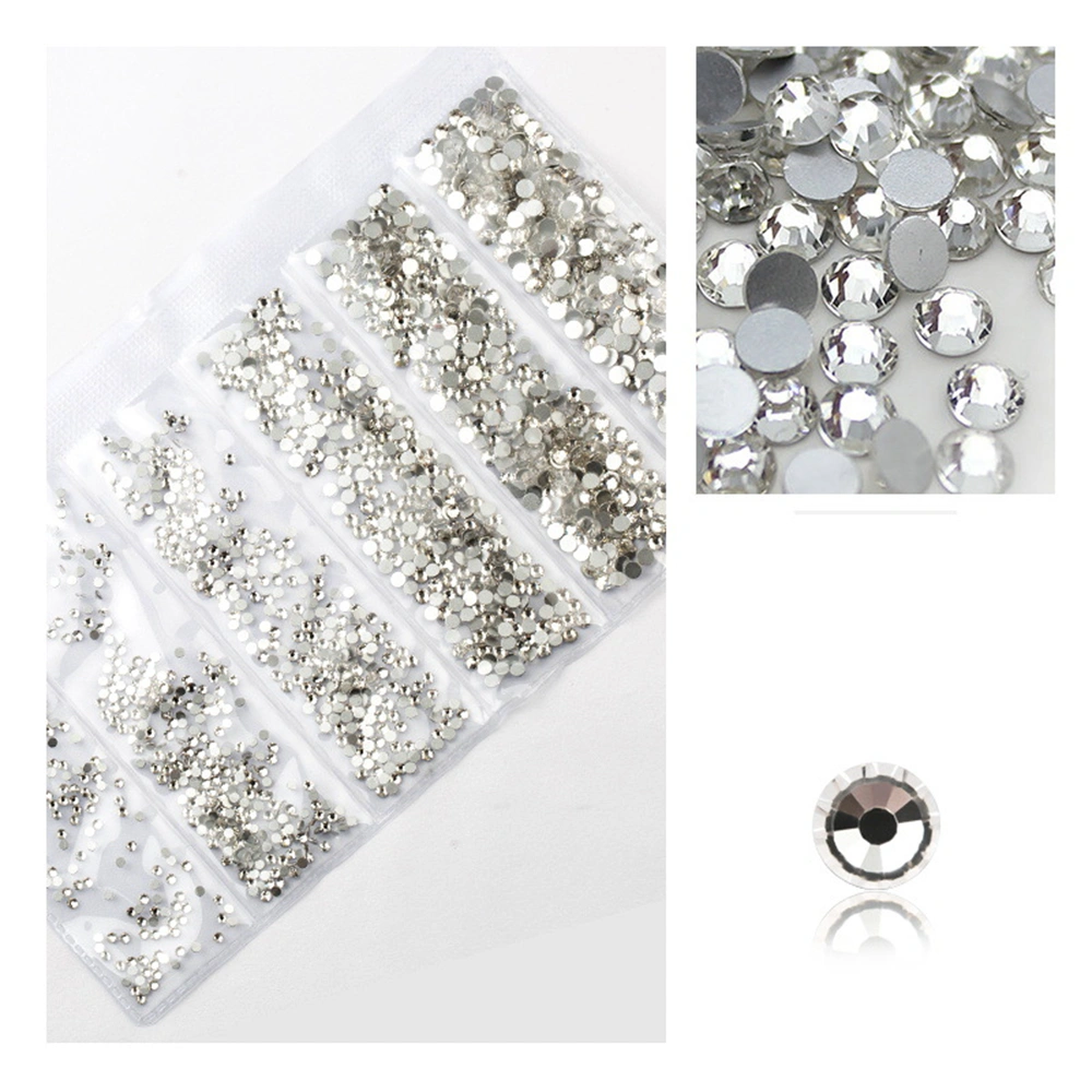 Стрази Crystal (прозорі) SS3-SS10, мікс розмірів