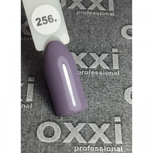 Гель-лак Oxxi 256 (серо-лиловый, эмаль)