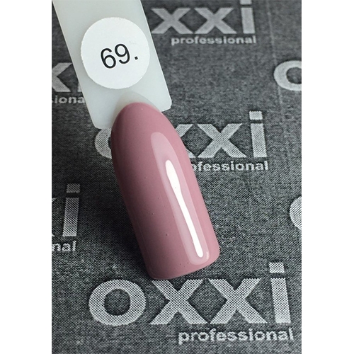 Гель-лак Oxxi 069 (розовое какао, эмаль)