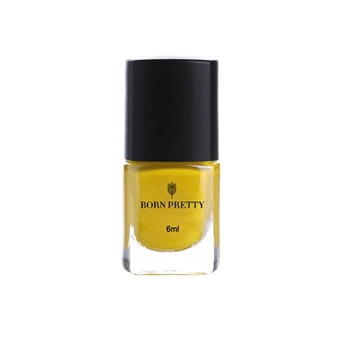 Лак для стемпинга Born Pretty 0006 (желтый), 6 мл