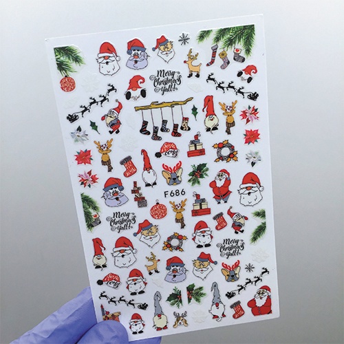 Наклейки Nail Sticker F686