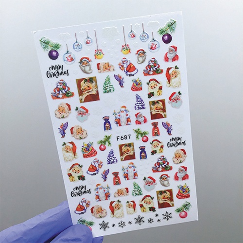 Наклейки Nail Sticker F687
