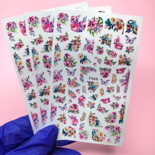 Наклейки Nail Sticker F666