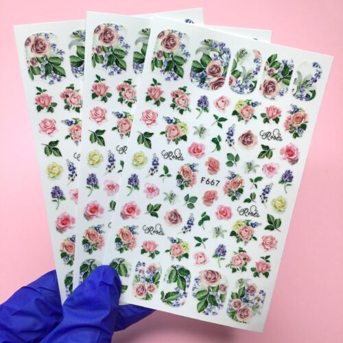 Наклейки Nail Sticker F667