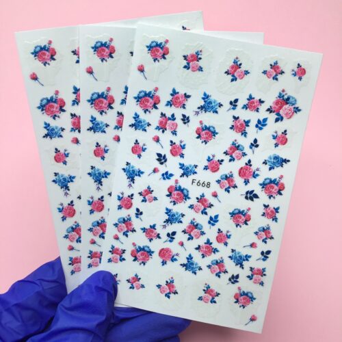 Наклейки Nail Sticker F668
