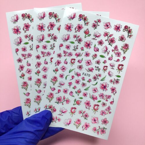 Наклейки Nail Sticker F670