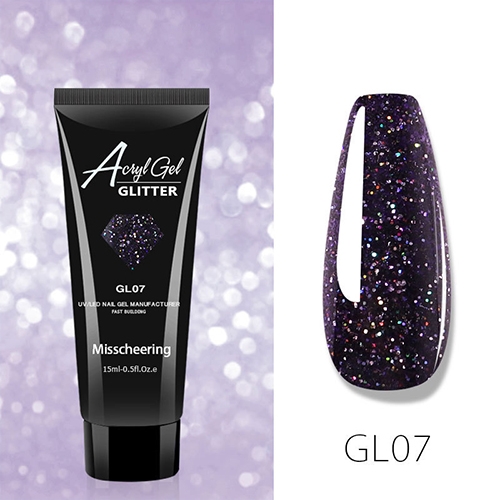 Акрилгель Misscheering GLITTER GL07, 15 мл