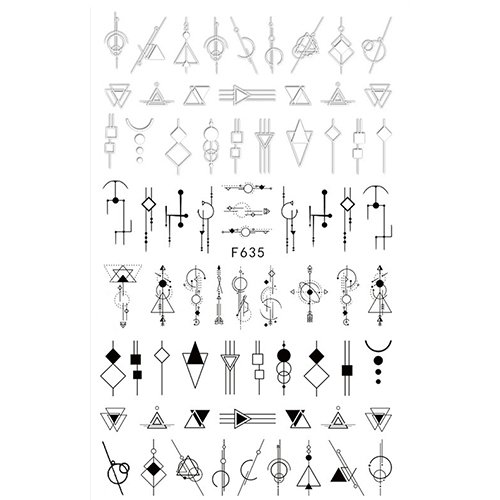 Наклейки Nail Sticker F635