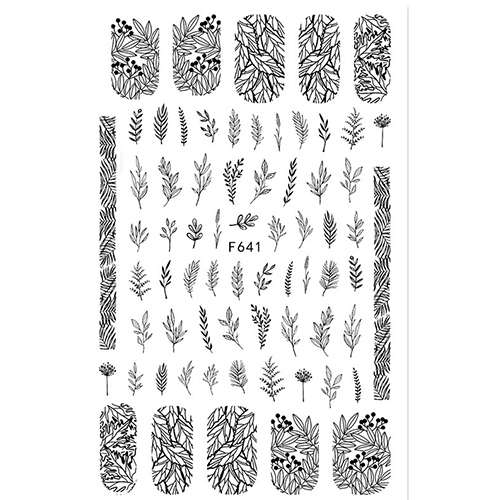 Наклейки Nail Sticker F641