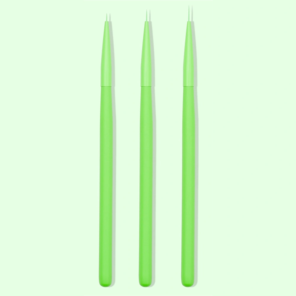 Набір пензликів Macaroon Lime, 3 шт
