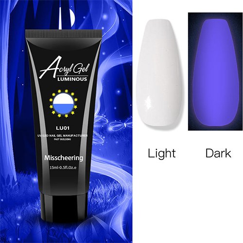 Акрилгель Misscheering LUMINOUS LU01, 15 мл