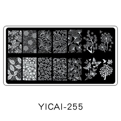 Пластина для стемпинга YICAI-258 (металл)