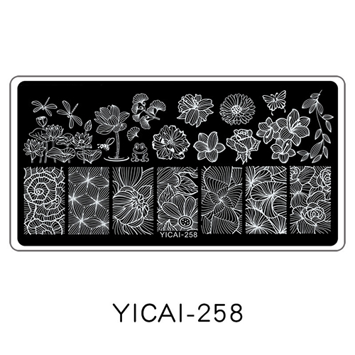 Пластина для стемпинга YICAI-258 (металл)