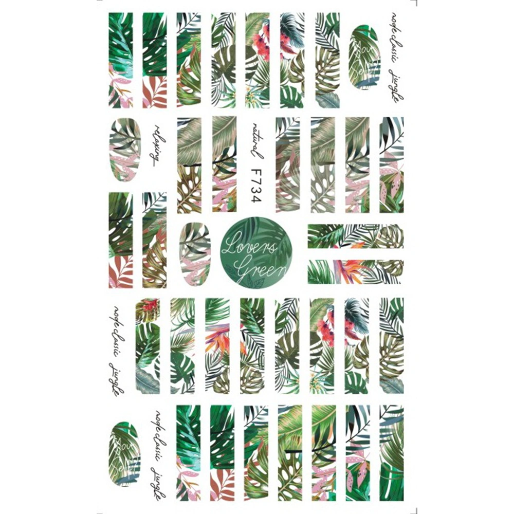 Наклейки Nail Sticker F734