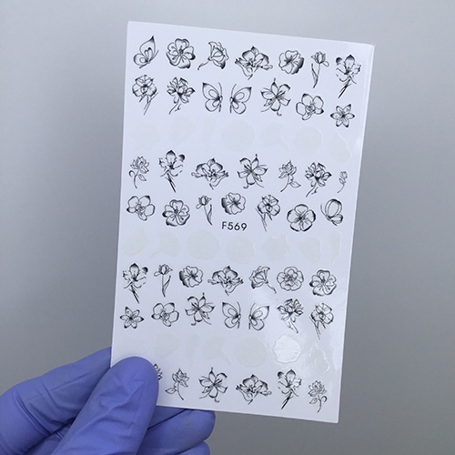 Наклейки Nail Sticker F569