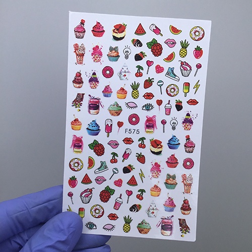 Наклейки Nail Sticker F575