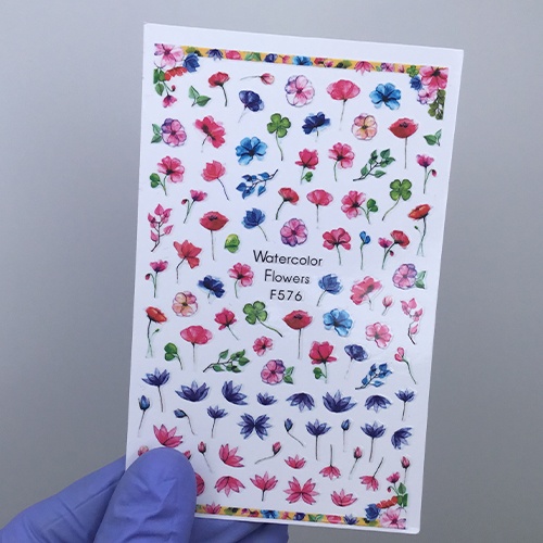 Наклейки Nail Sticker F576