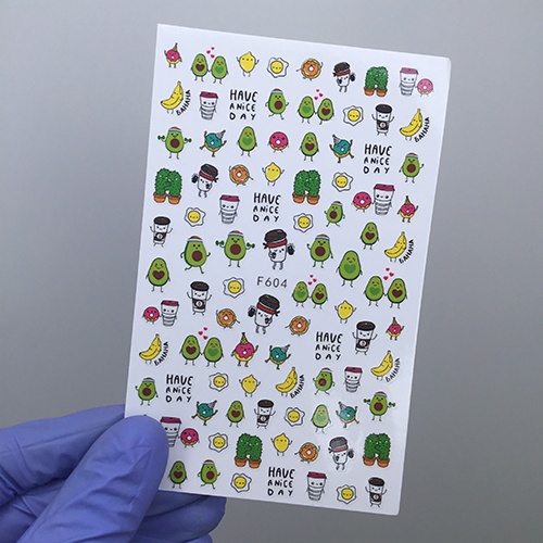 Наклейки Nail Sticker F604