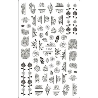 Наклейки Nail Sticker F751