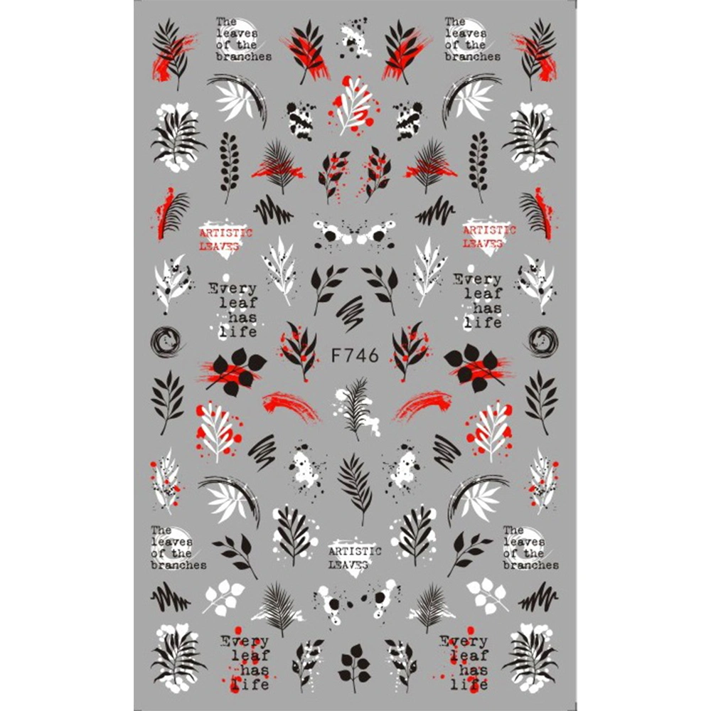 Наклейки Nail Sticker F746