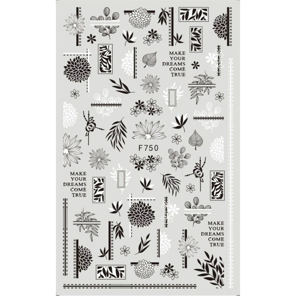 Наклейки Nail Sticker F750