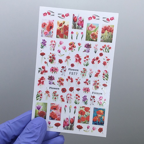 Наклейки Nail Sticker F577