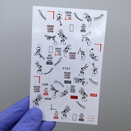Наклейки Nail Sticker F747