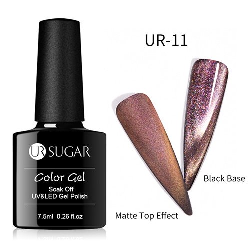 Гель-лак UR Sugar "Кошачий глаз" 11