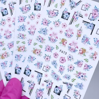 Наклейки Nail Sticker F673