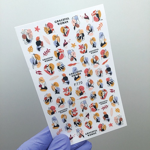 Наклейки Nail Sticker F770