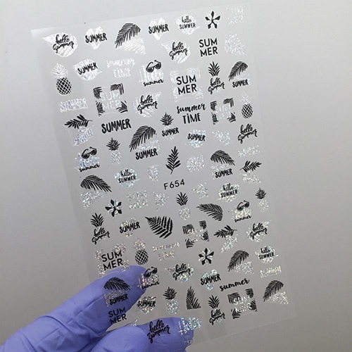 Наклейки Nail Sticker F654