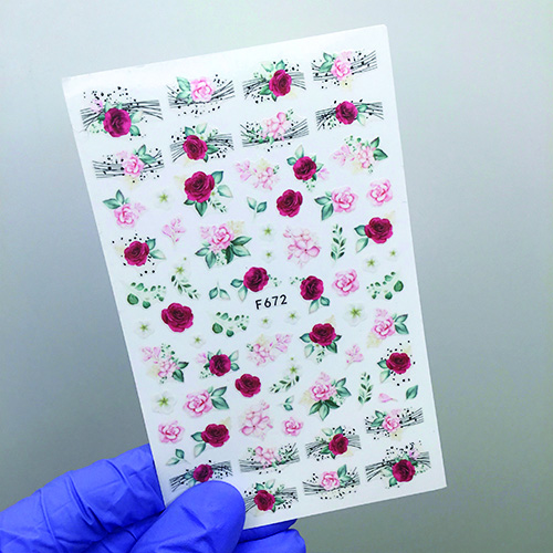 Наклейки Nail Sticker F672