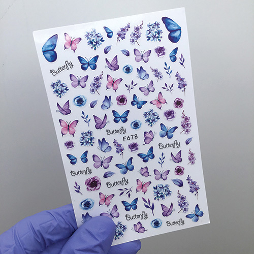 Наклейки Nail Sticker F678