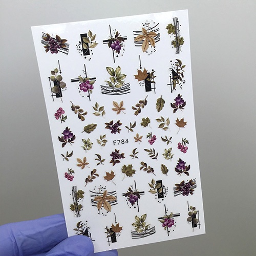 Наклейки Nail Sticker F784