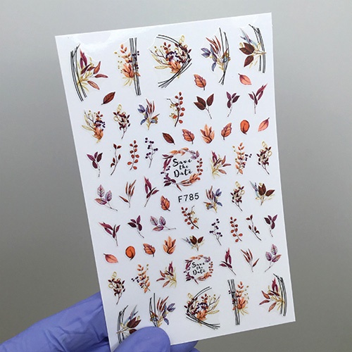 Наклейки Nail Sticker F785