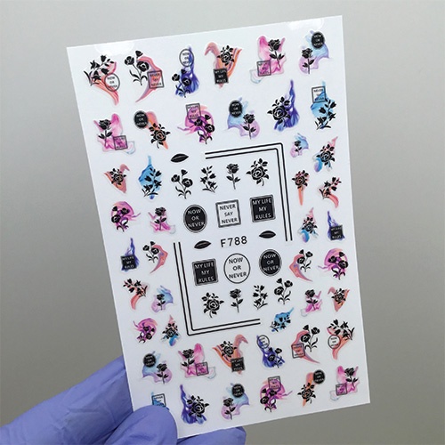 Наклейки Nail Sticker F788