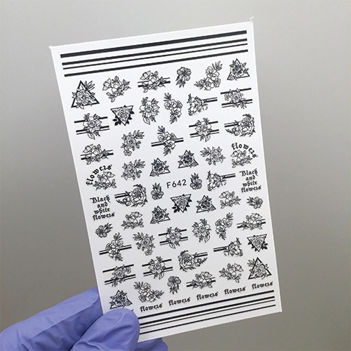 Наклейки Nail Sticker F642