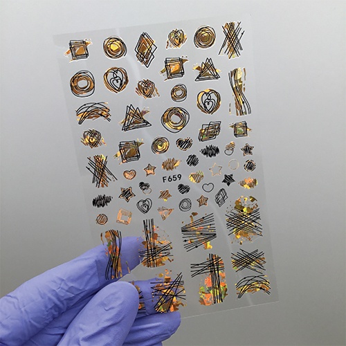 Наклейки Nail Sticker F659
