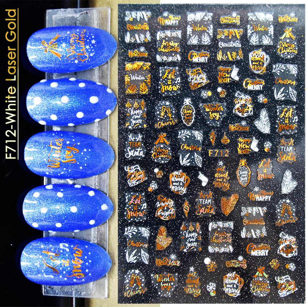 Наклейки Nail Sticker F712