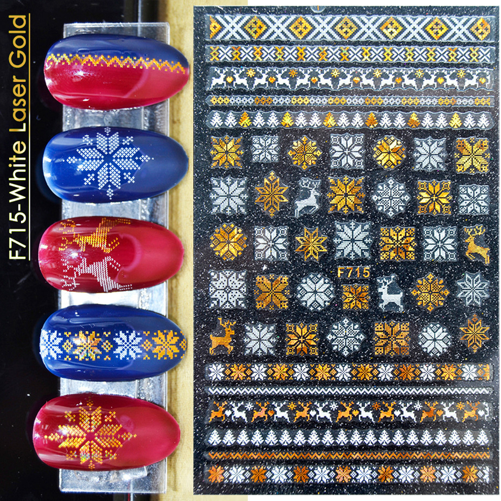 Наклейки Nail Sticker F715