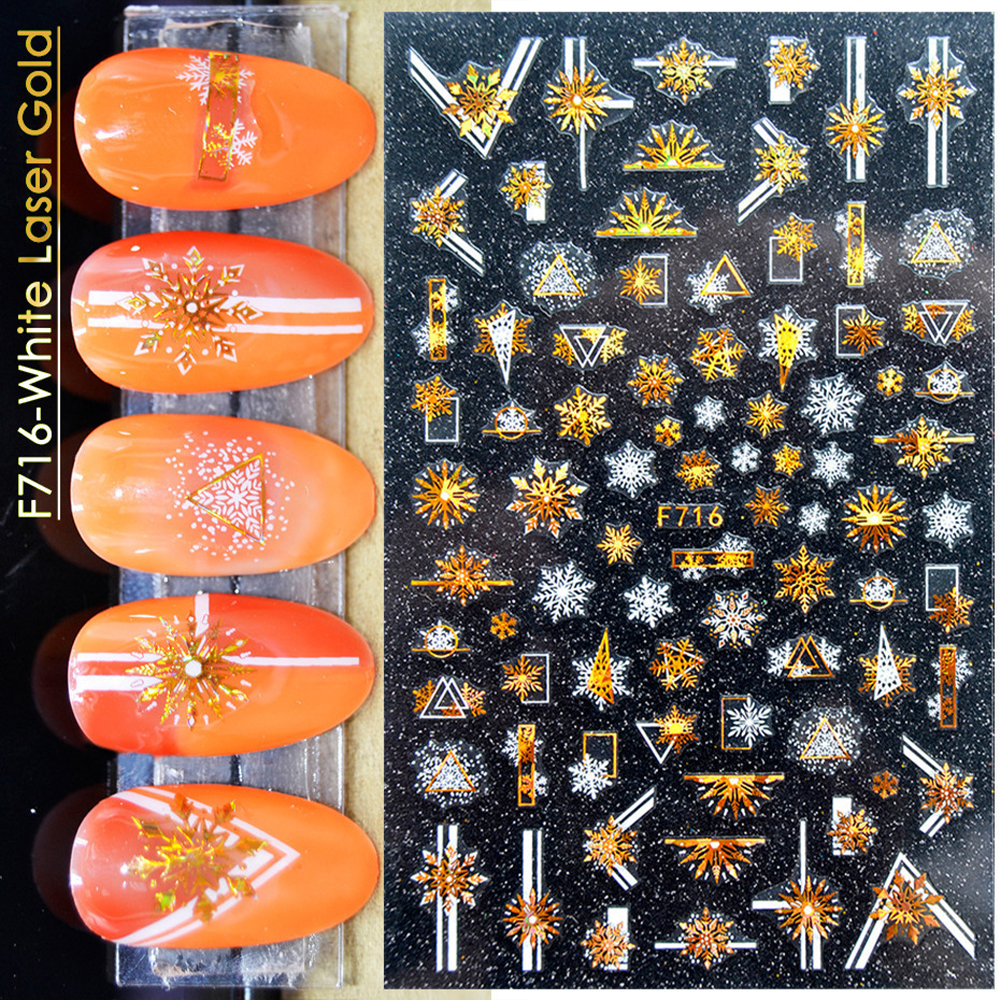 Наклейки Nail Sticker F716