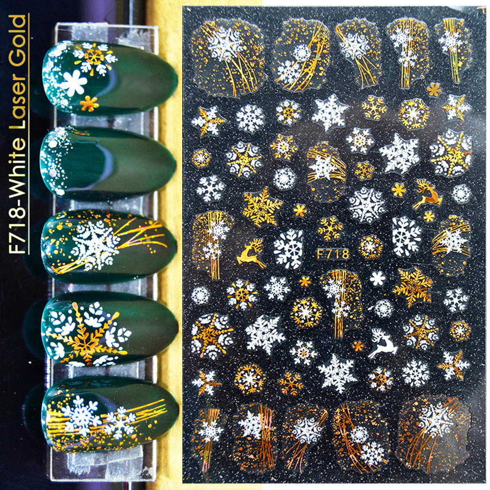 Наклейки Nail Sticker F718