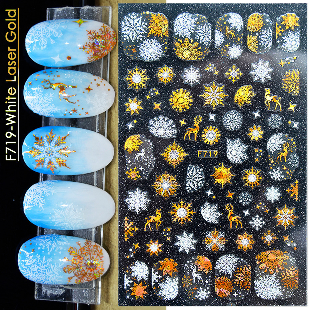 Наклейки Nail Sticker F719